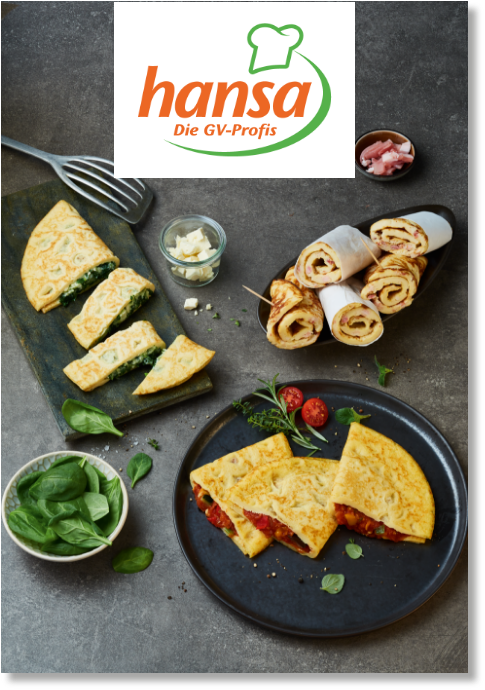 Hearty pancakes from hansa