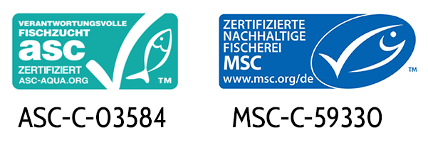 MSC ASC certified Sustainability